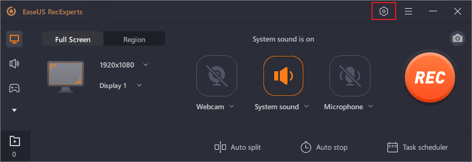 Open EaseUS Media Player